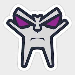 The Evil Robort Face Sticker